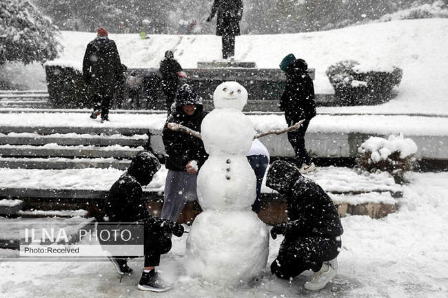  بارش سنگین برف در آتن