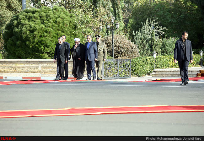 مراسم بدرقه رییس جمهور در سفر به سه کشور جنوب شرق آسیا