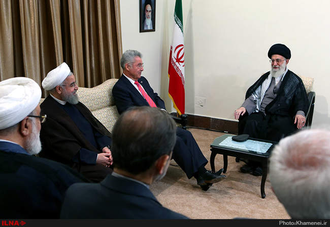 دیدار رئیس‌جمهور اتریش با رهبر انقلاب