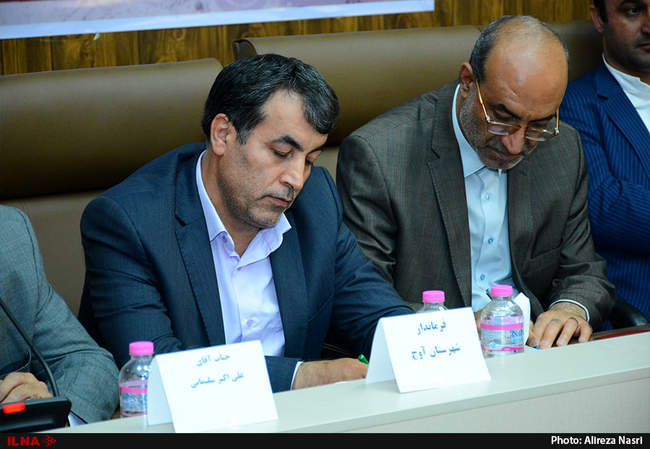 معارفه فرماندار جدید شهرستان آوج 