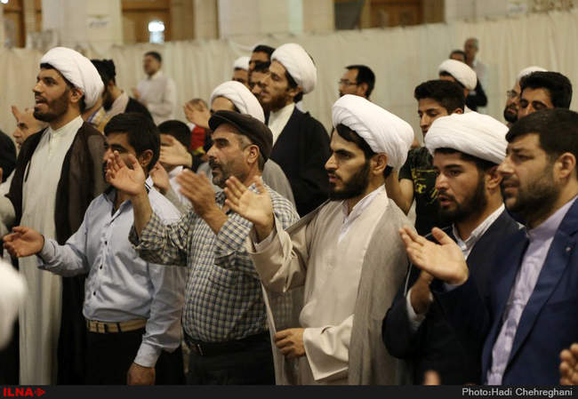 مجلس یادبود جانباختگان حادثه منا درحرم حضرت معصومه(س)