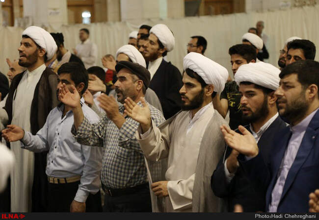 مجلس یادبود جانباختگان حادثه منا درحرم حضرت معصومه(س)