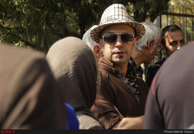 گردهمایی سینماگران بر مزار عباس کیارستمی