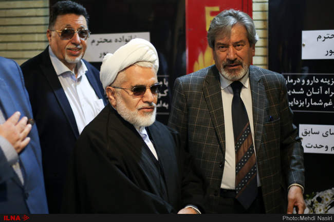 مراسم ترحیم همسر محمد نعیمی‌پور