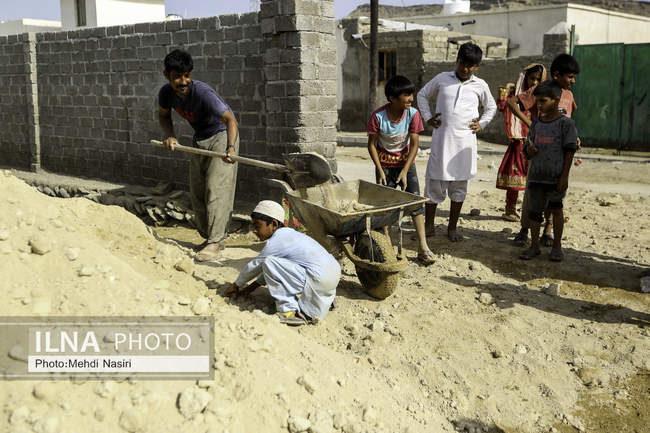 روستای پزم تیاب سیستان و بلوچستان بعد از سیل