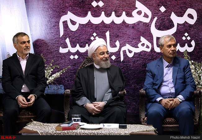 دیدار رئیس جمهور از خانه سالمندان و معلولین مجتمع قدس