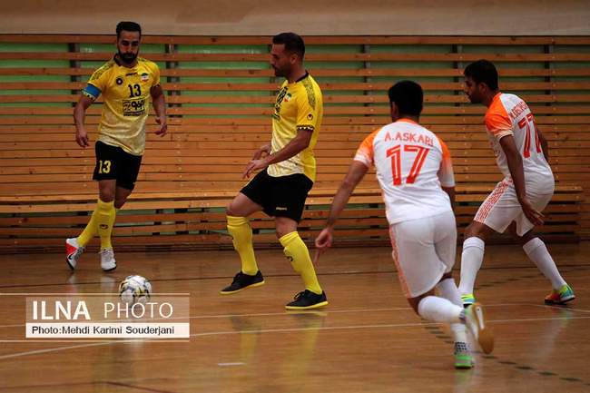 برد تیم فوتسال مس سونگون برابر تیم فوتسال سپاهان 
