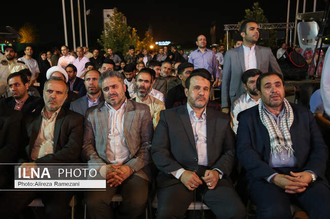 مراسم وداع با پیکر ١٥٠ شهید ٨ سال جنگ تحمیلی