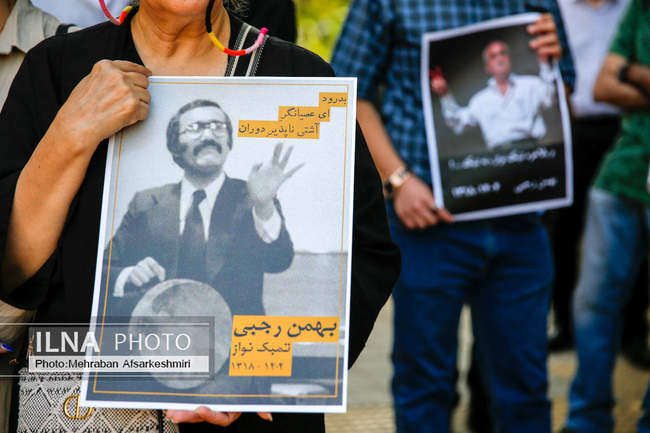 تشییع پیکر مرحوم بهمن رجبی