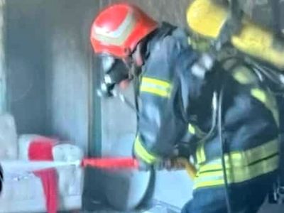 آتش‌سوزی یک منزل مسکونی در شوش