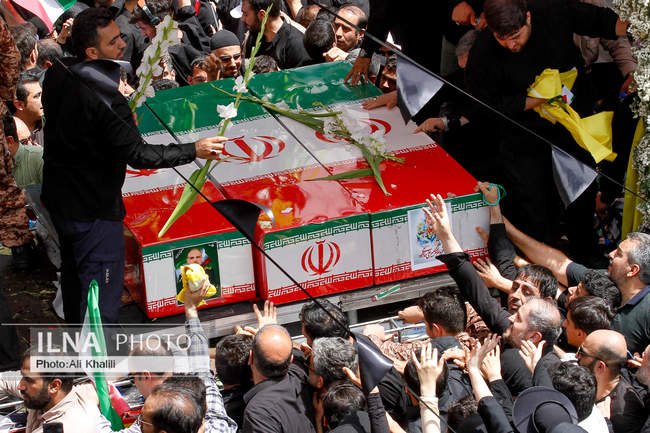 مراسم تشییع شهدای اقتدار - تهران / 1