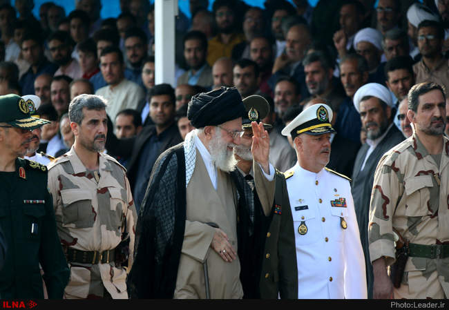 حضور رهبر انقلاب در مراسم تحلیف و دانش‌آموختگی دانشجویان دانشگاه عل