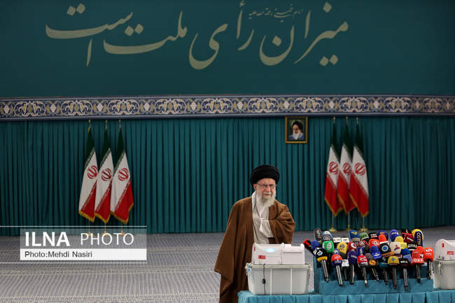 حضور رهبر انقلاب در دور دوم انتخابات مجلس شورای اسلامی