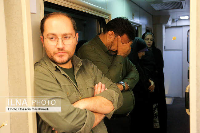 عزاداری شهادت حضرت زهرا(س) در قطار زائران رضوی