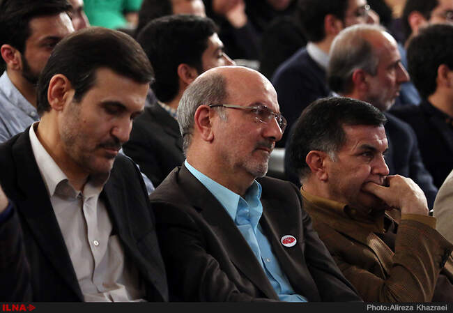 حضور دکتر عارف و مهندس جلودار زاده در دانشگاه تهران