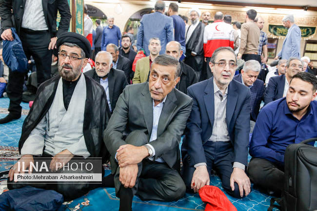 مراسم ختم مادر رئیس جمعیت هلال احمر 