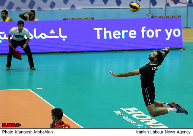 دومین پیروزی تیم ملی والیبال ایران برابر آمریکا