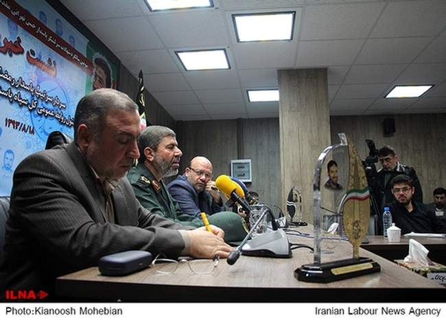 نشست خبری مسئول روابط عمومی سپاه پاسداران