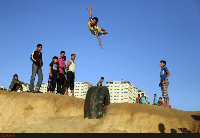 پارکور در نوار  غزه