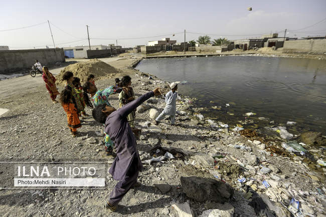 روستای پزم تیاب سیستان و بلوچستان بعد از سیل