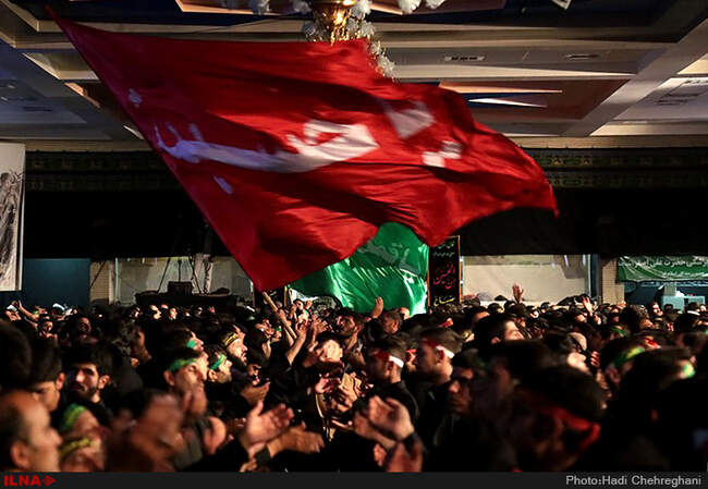 عزاداری ابااعبدالله الحسین(ع) درهیئت رزمندگان اسلام قم