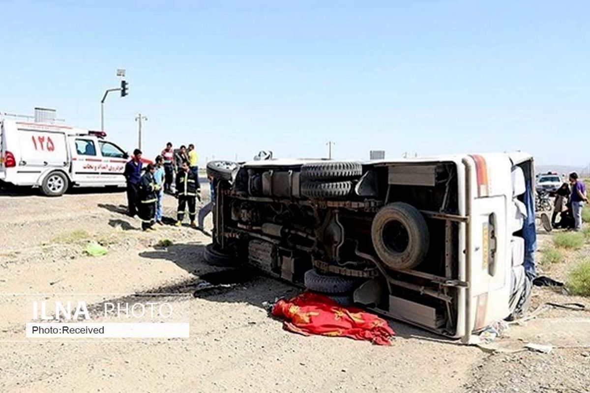 واژگونی مینی‌بوس در جاده هراز ۶ مصدوم برجا گذاشت