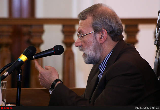 نشست خبری علی لاریجانی  رئیس مجلس شورای اسلامی 