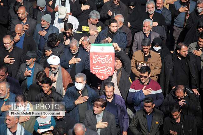 تشییع شهدای گمنام در اصفهان
