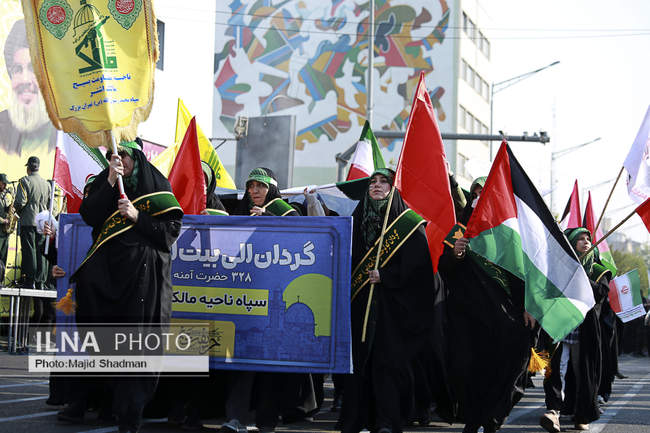 رزمایش الی بیت المقدس در تهران