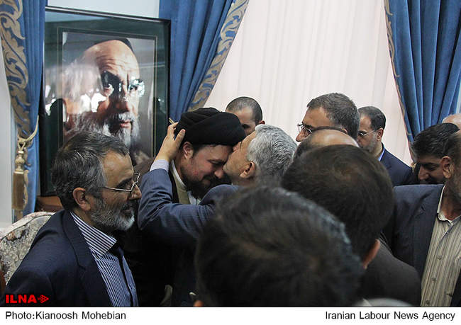 دیدار سید حسن خمینی با اعضای ستاد بزرگداشت امام(ره) 