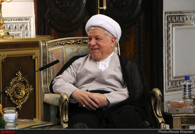دیدار آیت الله هاشمی رفسنجانی با قائم مقام دبیر کل سازمان ملل متحد