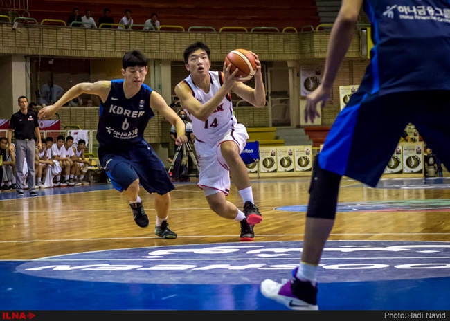 بیست و چهارمین دوره مسابقات بسکتبال قهرمانی جوانان آسیا: ژاپن - کره ج�