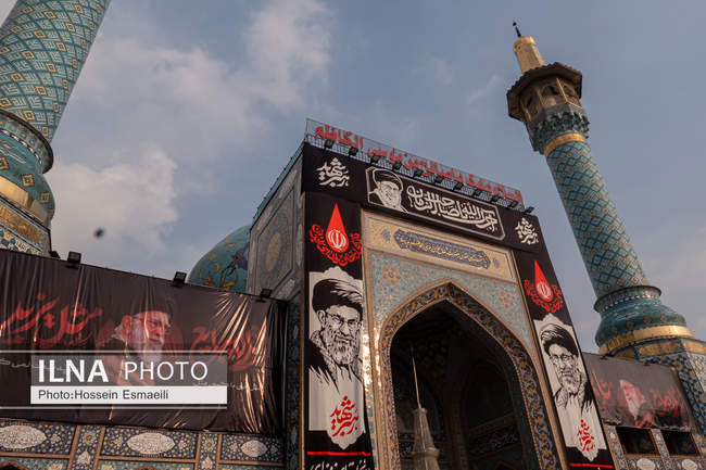 خاکسپاری پیکر شهید علی شمخانی در امامزاده صالح (ع)