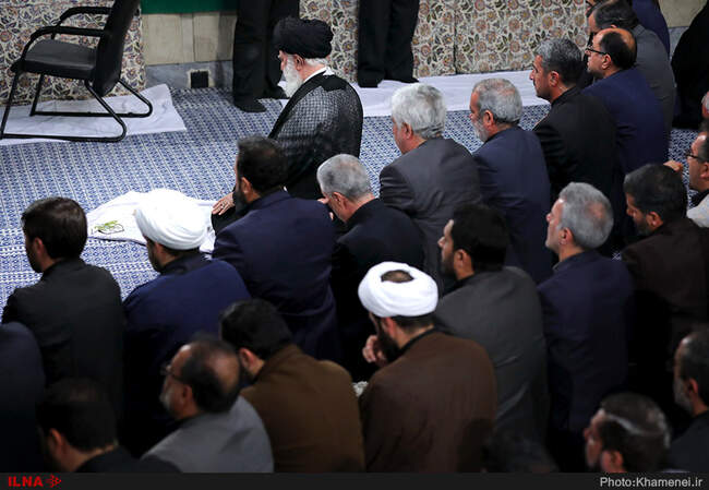 مراسم عزاداری اربعین حسینی با حضور هیات‌های دانشجویی در حسینیه امام خمینی(ره)