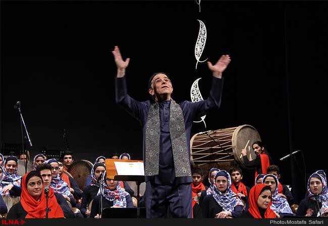  اجرای ارکستر پارس در اولین شب سی و دومین جشنواره موسیقی فجر در تالار وحدت‎