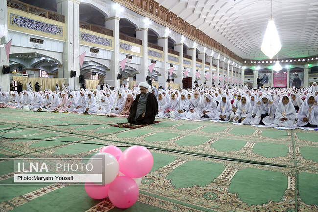 مراسم جشن تکلیف ۵ هزار نفری دختران تبریز