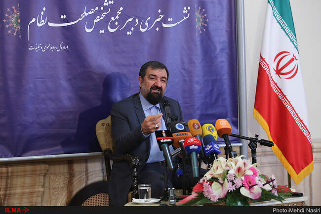 نشست خبری محسن رضایی"دبیر مجمع تشخیص مصلحت نظام"