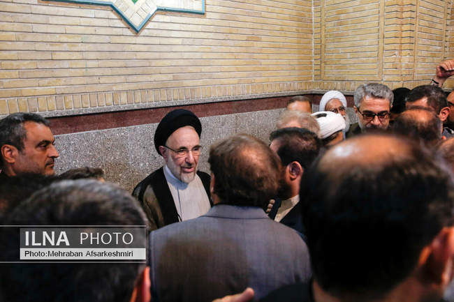مراسم ترحیم خواهر «سیدمحمد خاتمی»