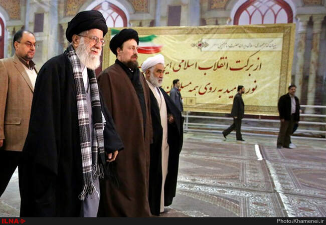 حضور رهبرانقلاب در حرم امام خمینی(ره)