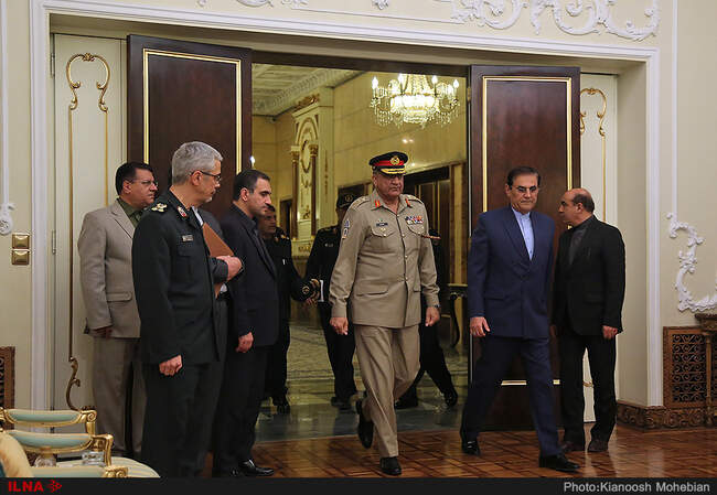 دیدار فرمانده کل ارتش پاکستان با رئیس‌جمهور