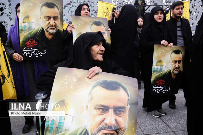 مراسم تشییع پیکر شهید سیدرضی موسوی 