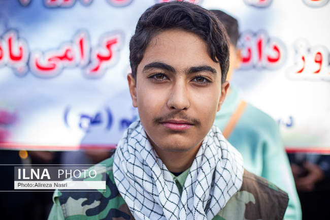 راهپیمایی ۱۳ آبان در قزوین به روایت تصویر