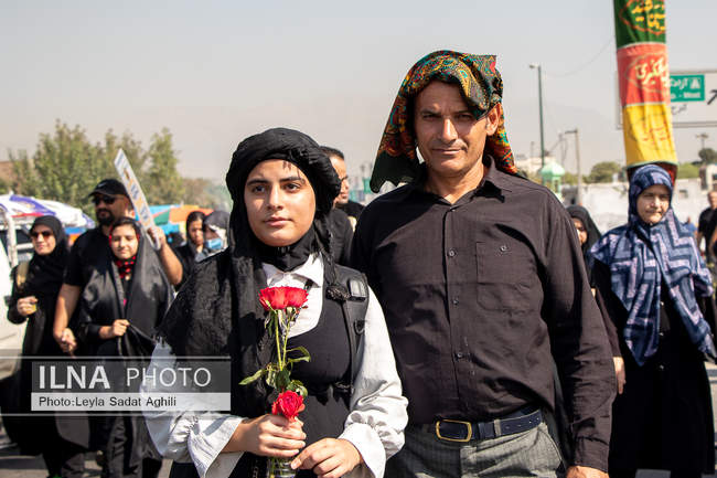 مراسم راهپیمایی جاماندگان اربعین حسینی در تهران
