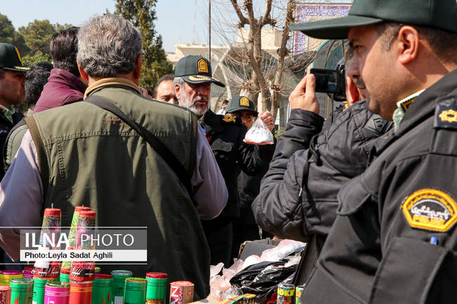 نمایشگاه کشفیات مواد محترقه چهارشنبه سوری 1402