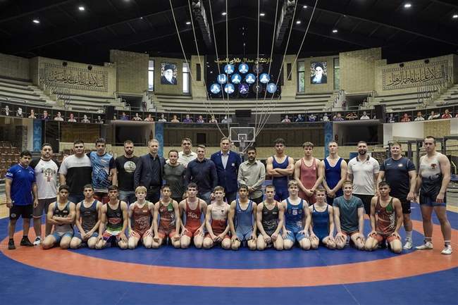 حضور عضو هیئت رئیسیه اتحادیه جهانی و قهرمان المپیک در کمپ تیم های ملی