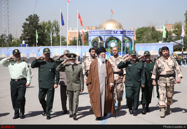 مراسم دانش‌آموختگی دانشجویان دانشگاه امام حسین(ع) با حضور فرمانده کل قوا