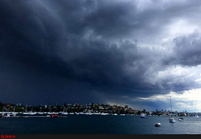 سونامی ابر در سیدنی استرلیا 