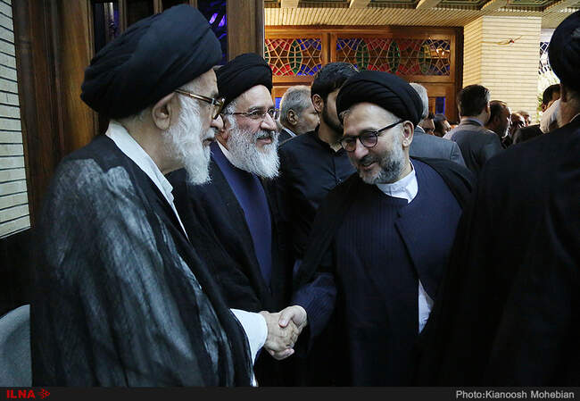 مراسم ترحیم حجت‌الاسلام احمد مرعشی