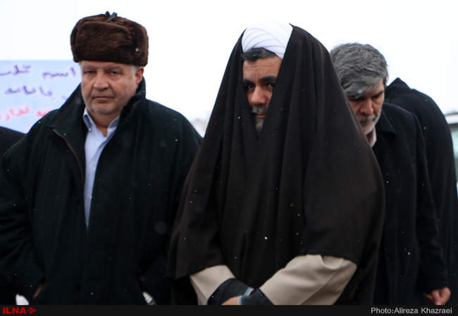 مراسم کلنگ زنی پایانه نوبت دهی کامیون های ترانزیتی در مرز بازرگان 