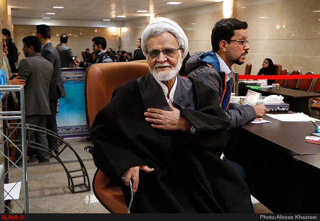 حضور آیت الله هاشمی رفسنجانی در ستاد انتخابات وزارت کشور /9